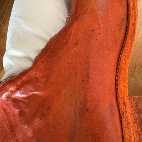 Guidi Front Zip PL2 Burnt Orange Mid Calf Boots - Picture 15 of 16